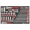 Teng Tools 57 Piece 1/4 & 3/8" Combination Wrench, Regular/Deep S TEFSK57 - alternate 1